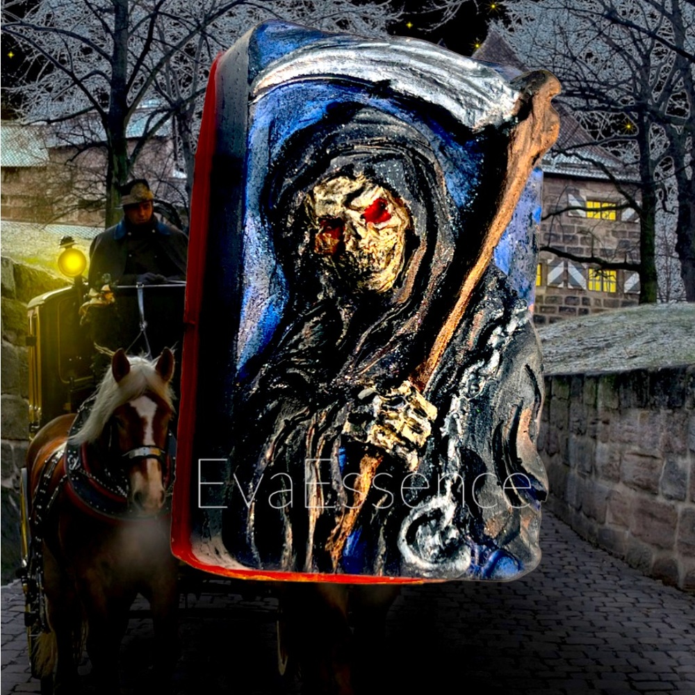 Grim Reaper Decor, Glycerin Soap, Halloween Decor, Halloween Bathroom Accessory